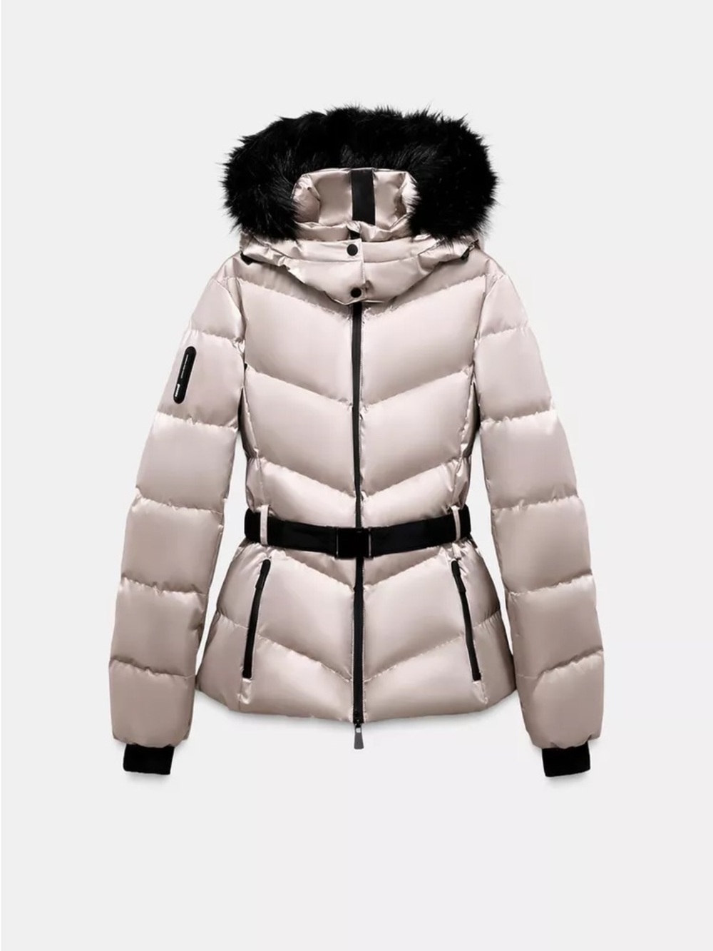 ZARA 80% DOWN 20% FEATHER WATER RESISTANT WINDPROOF RECCO® TECHNOLOGY SKI ANORAK